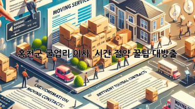 홍천군 굴업리 이사, ⏰ 시간 절약 꿀팁 대방출! 🚚💨